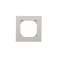 Ramka 1-krotna LINE, aluminium mat Simon 55 | TR1/143 Kontakt Simon