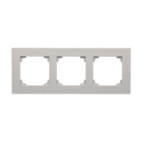 Ramka 3-krotna LINE, Aluminium mat Simon 55 | TR3/143 Kontakt Simon