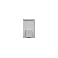 Wieszak pojedynczy - pasuje do ramek Line, Aluminium mat Simon 55 | TRLW/143 Kontakt Simon