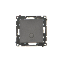 Łącznik jednobiegunowy z podświetleniem LED (moduł) 10 AX, 250 V~, szybkozłącza, Czarny mat Simon 55 | TW1L.01/149 Kontakt Simon
