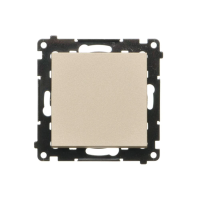 Łącznik krzyżowy bez piktogramu (moduł) 10 AX, 250 V~, szybkozłącza, Szampański mat Simon 55 | TW7.01/X/144 Kontakt Simon