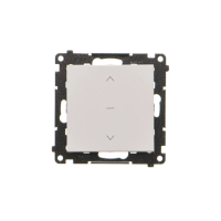 Przycisk roletowy (moduł) 10 A, 250 V~, szybkozłącza, Jasnoszary mat Simon 55 | TZP1K.01/114 Kontakt Simon