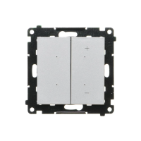 Ściemniacz do LED ściemnialnych, klawiszowy (moduł), Aluminium mat Simon 55 | TESL1.01/143 Kontakt Simon