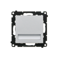 Oprawa oświetleniowa LED 230 V (1,1 W). Barwa zimna biała 5900 K, Aluminium mat Simon 55 | TOS5K.01/143 Kontakt Simon