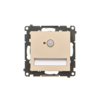 Oprawa oświetl LED 230 V z czujnikiem ruchu (1,2 W). Barwa neutralna 4200 K, Szampański mat Simon 55 | TOSC4K.01/144 Kontakt Simon