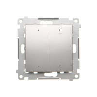 Ściemniacz do żarówek LED-owych, 230 V [Wi-Fi]; srebrny mat Simon 54 GO | DESL1W.01/43 Kontakt Simon
