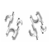 Uchwyty kablowe FLOP do przewodów okrągłych FO 9 (100szt) | TOUFO0901 Radpol