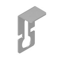 Zapinka ZAPN1E stal nierdzewna gr. blachy 1,5mm, zabezpiecza pokrywę przed zsunięciem (100szt) | 130030 Baks