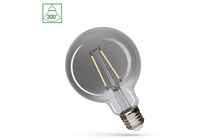 Lampa LED GLOB G95 COG 4,5W E-27 230V 4.5W 310lm NW 4000K MODERNSHINE przźroczysta Spectrum | WOJ+14470 Wojnarowscy
