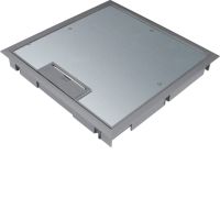 Pokrywa uchylna płytki montaż Q08 294X294 12mm stal szary PA, tehalit.VE-EE | KDQ08127011 Hager