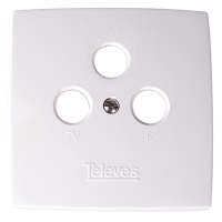 Maskownica biała TV-R-SAT | 544302 Televes