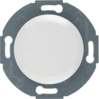 Zaślepka z płytką czołową, biały, Serie 1930/Glas | 100920 Hager