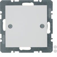 Zaślepka z elementem centralnym, przykręcanym, biały, połysk, S.1/B.3/B.7 | 10098919 Hager
