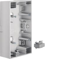 Puszka natynkowa 2-krotna pionowa, alu, K.5 | 10427003 Hager