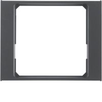Pierścień adaptacyjny do płytki czołowej 50x50 mm, antracyt mat, lakierowany, K.1 | 11087106 Hager