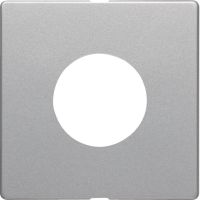 Płytka czołowa do łącznika i sygnalizatora świetlnego E10, alu aksamit, lakierowany, Q.x | 11246084 Hager