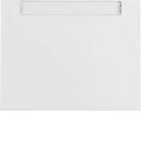 Klawisz z polem opisowym do łącznika 1-klawiszowego, biały, K.1 | 14267009 Hager