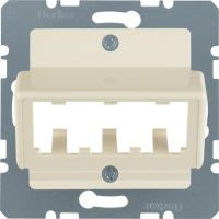 Płytka centralna do 3 MINI-COM Module, kremowy | 142702 Hager