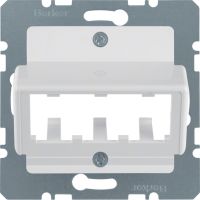 Płytka centralna do 3 MINI-COM Module, biały | 142709 Hager