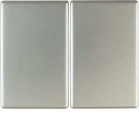 Klawisze do łącznika 2-klawiszowego, stal szlachetna nierdzewna, K.5 | 14357004 Hager