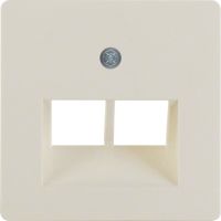 Płytka centralna do gniazda przyłączeniowego UAE/E-DAT Design/Telekom ISDN, kremowy | 146902 Hager