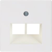 Płytka centralna do gniazda przyłączeniowego UAE/E-DAT Design/Telekom ISDN, biały | 146909 Hager