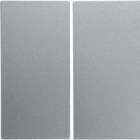 Klawisze do łącznika 2-klawiszowego alu mat, lakierowany, B.Kwadrat/B.7 | 16231404 Hager