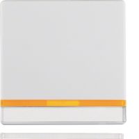 Klawisz z 2 dołączonymi soczewkami i polem opisowym do łącznika 1-klawiszowego, biały, aksamit, Q.x | 16286089 Hager