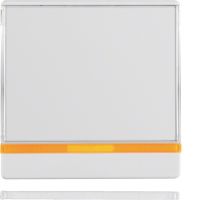 Klawisz z 2 dołączonymi soczewkami i dużym polem opisowym, biały, aksamit, Q.x | 16966089 Hager