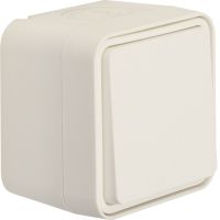 Łącznik uniwersalny, kompletny, IP55, biały, W.1 | 30763502 Hager