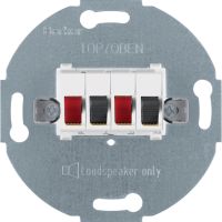 Mechanizm gniazda głośnikowego stereofonicznego 2-kr, biały, One.platform | 457309 Hager
