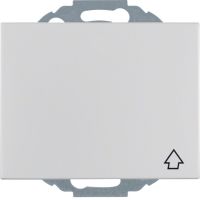 Gniazdo Schuko z pokrywą, alu, K.5 | 47477103 Hager