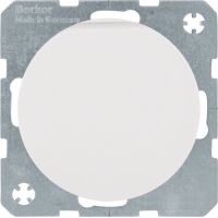 Gniazdo Schuko z pokrywą, samozaciski, biały, połysk, R.1/R.3 | 47512089 Hager