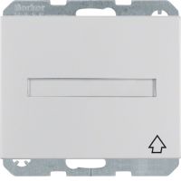 Gniazdo Schuko z pokrywą i polem opisowym, samozaciski, alu, K.5 | 47527103 Hager