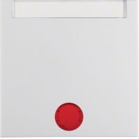 Klawisz z 5 dołączonymi soczewkami i polem opisowym do łącznika 1-klawiszowego, biały, połysk | 5316288999 Hager