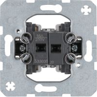 Łącznik żaluzjowy 2-klawiszowy, 1-biegunowy, mechanizm, samozaciski, One.platform | 53303520 Hager