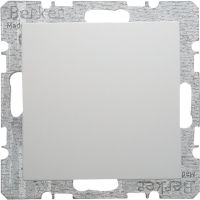 Zaślepka z płytką czołową, z cokołem i pazurkami, biały, połysk, B.x/S.1 | 6710098989 Hager
