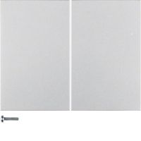 Przycisk 2-krotny do ściemniaczy przyciskowych i sterowników załączających Berker, alu, lakierowany | 85142177 Hager