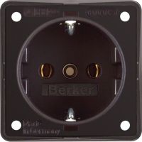 Gniazdo Schuko 16A 250V IP44, brązowy, mat, Integro Flow | 941852501 Hager