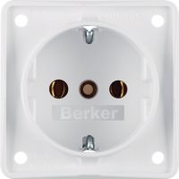Gniazdo Schuko, biały, mat, Integro Flow | 941852502 Hager