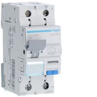 Wyłącznik różnicowoprądowy z członem nadprądowym 1P+N 6kA C 40A/30mA Typ AC, RCBO | ADC990D Hager