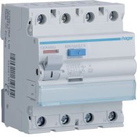 Wyłącznik różnicowo-prądowy 3P+N 63A 100mA 6kA A, RCCB | CEA463J Hager