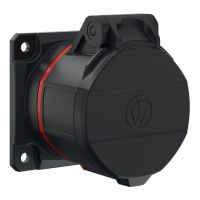 Gniazdo siłowe CEE 16A 400V IP44, Tehalit.GB-EG | ECEE165 Hager