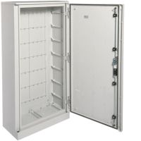 Obudowa poliester 1200x600x300mm, IP65, PANEL-struct., z cokołem, d.pełne, Orion+ | FL322B Hager