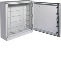 Obudowa poliester 900x850x300mm, IP65, PANEL-struct., z cokołem, d.pełne, Orion+ | FL326B Hager
