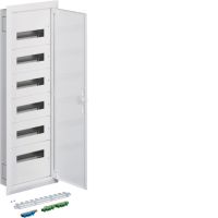 Rozdzielnica p/t z zaciskami PE/N 6R/72M (6x12) I kl. IP30, FW2 | FW612FT Hager