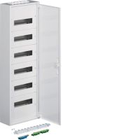 Rozdzielnica n/t z zaciskami PE/N 6R/72M (6x12) I kl. IP30, FW2 | FW612WT Hager