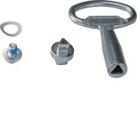 Zamek wkładka trójkątna univers 7mm | FZ502 Hager