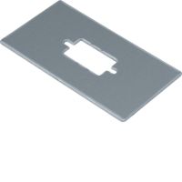 Płytka montażowa GTVD2/300 VIDEO D-SUB9 aluminium, Tehalit.GB-EG | GTVDM301 Hager