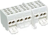 Zaciski rozgałęźne 5-polowe 2x25/2x16mm2 | KH25C Hager